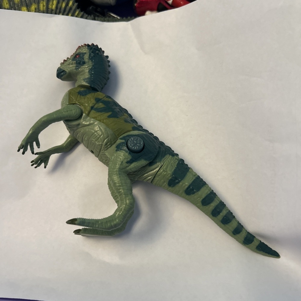 Hasbro 1997 Jurassic Park Pachycephalosaurus Dinosaur JP 07 Action Figure Works
